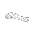 Transmission Crossmember 22326777615 for BMW (2011–2017)