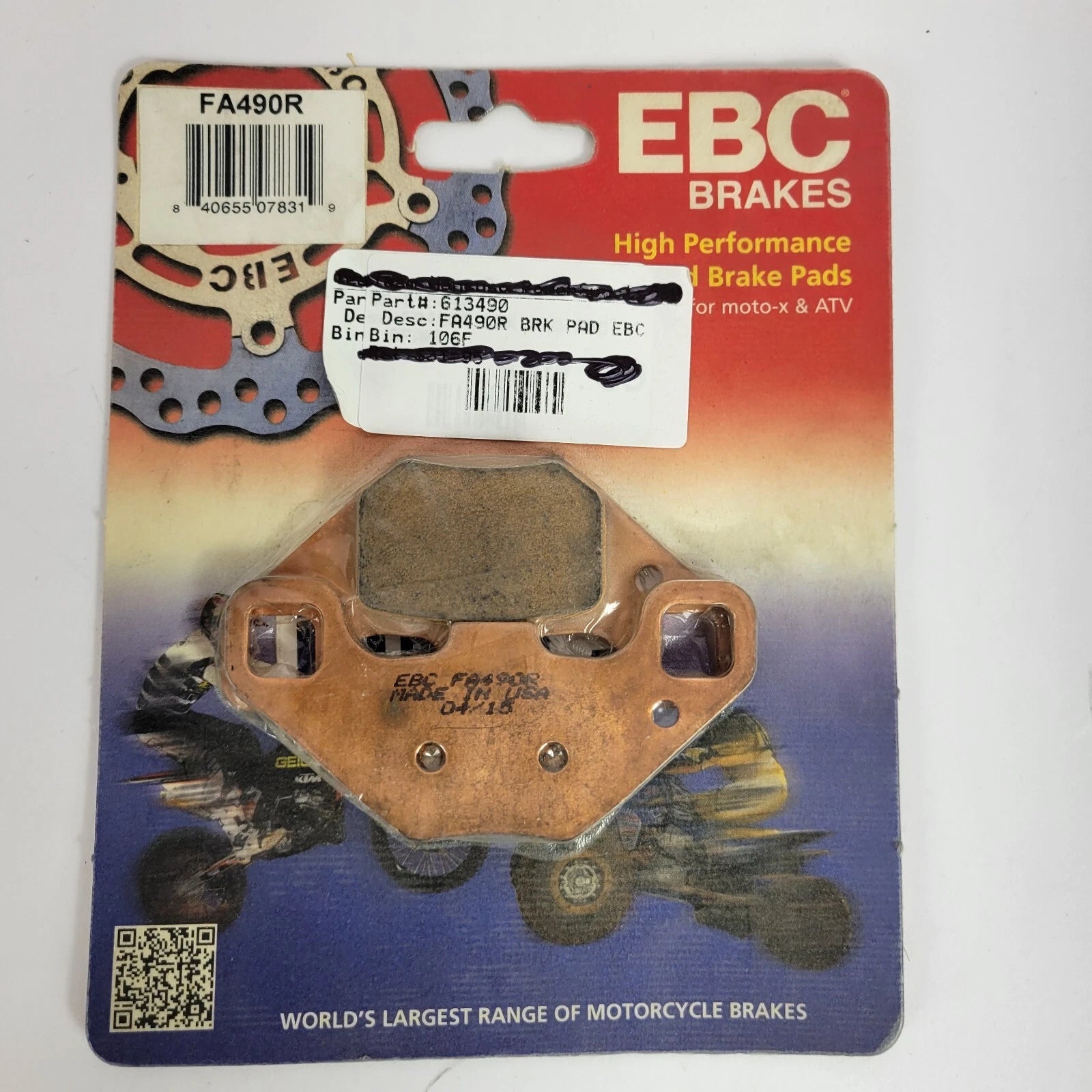 EBC FA490R R Series Brake Pads for Polaris RZR & Phoenix (200)