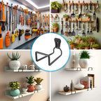 Metal Hose Holder Hook for Garage Water Hose Storage