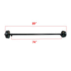 3500lbs Electric Brake Trailer Axle for 5 Lug (89" Hub Face, 74" Spring Center)