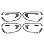 8Pcs Carbon Fiber Door Handle Trim for Honda Civic 2006-2011