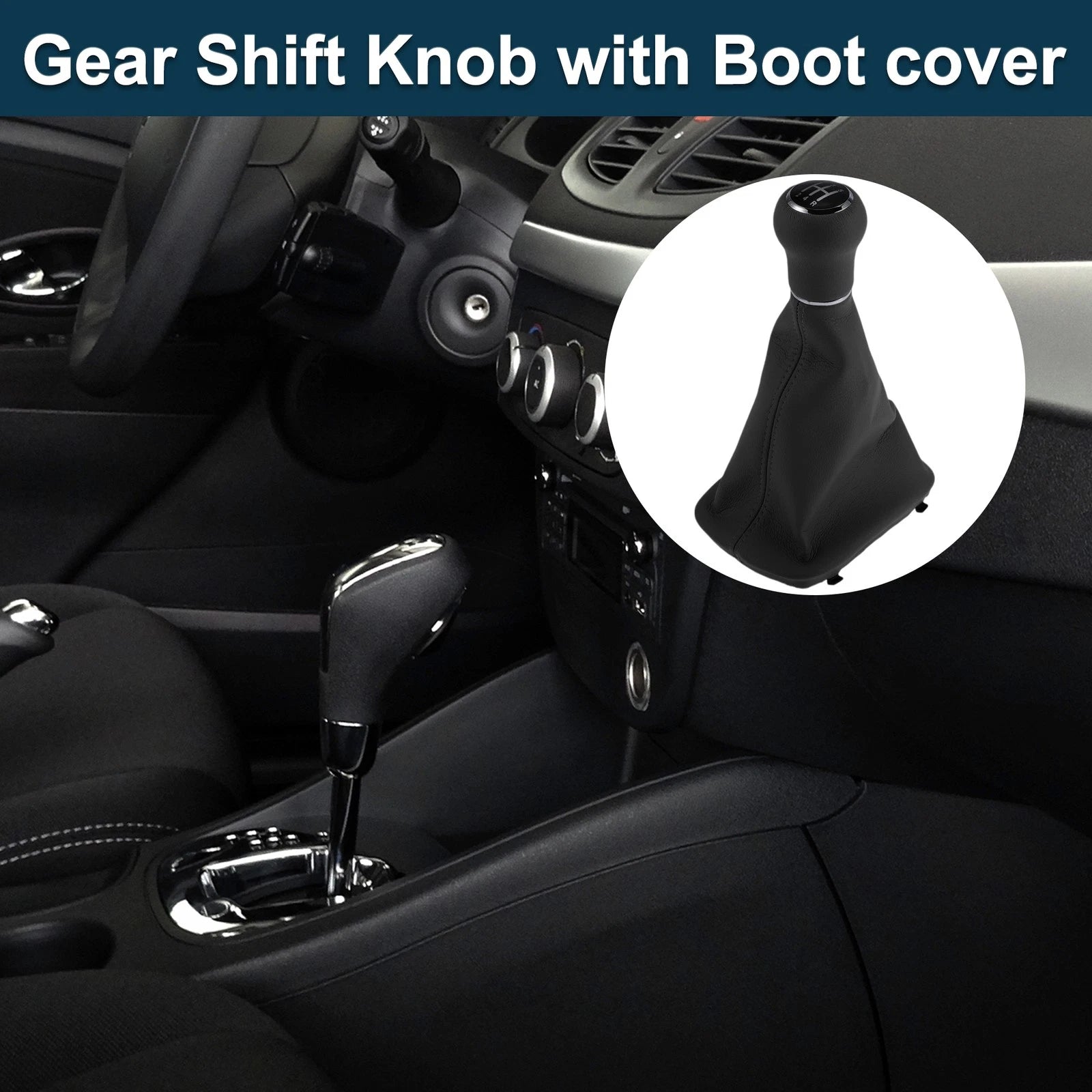 5 Speed Gear Shift Knob w/ Cover No. 4B0863279A for Audi A4 (1997–2000)