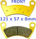 MC Brake Pads for Polaris Ranger 570 4x4 (2014–2024) Front Rear Brakes