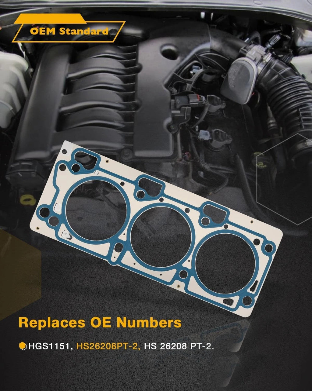 Head Gasket Set for Dodge Magnum Charger Avenger Journey Chrysler 300 (2007–2010)