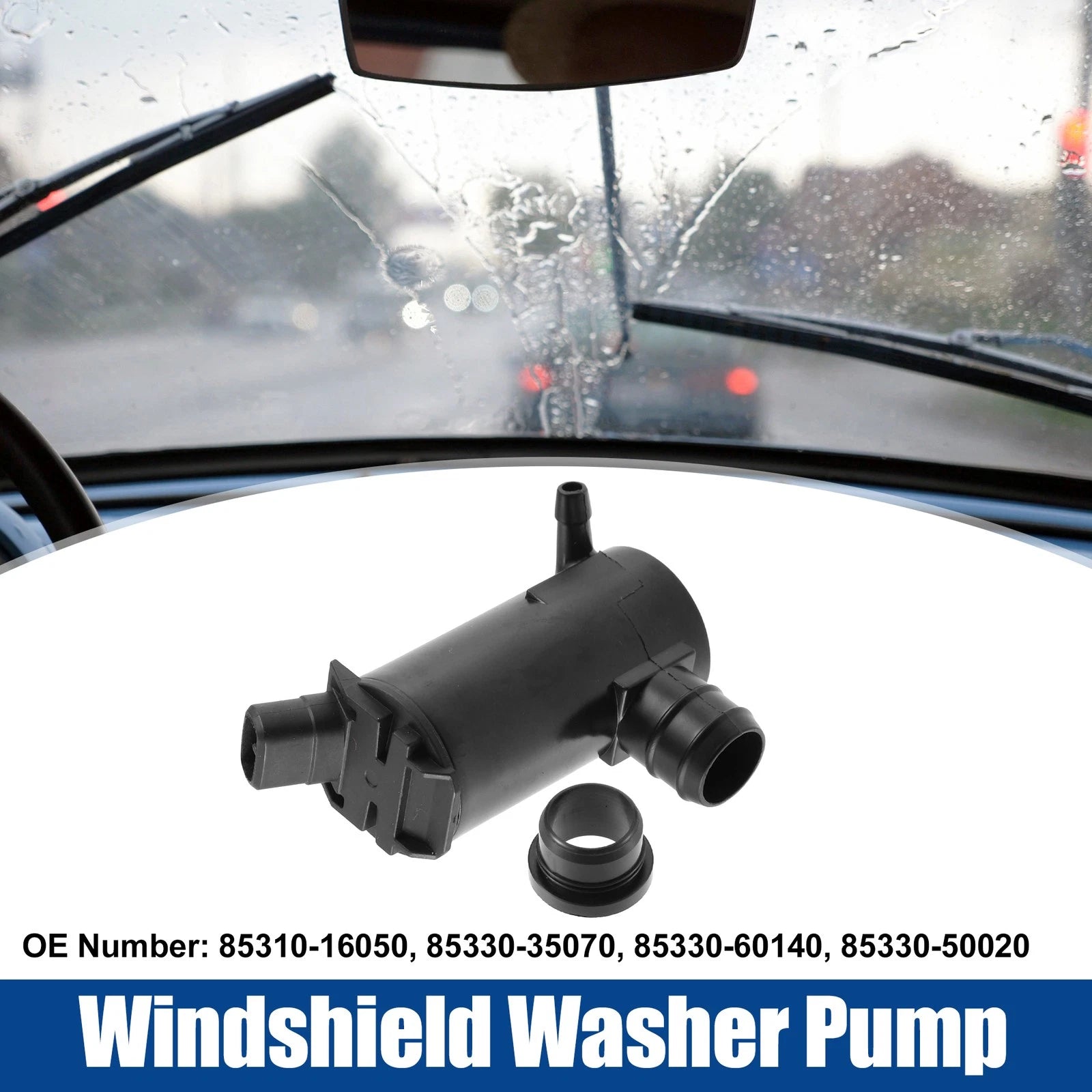 Windshield Washer Pump for Toyota 4Runner (1990–1995) 85310-16050 85330-35070