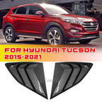 Rear Window Louver Shutter Cover Carbon Fiber for Hyundai Tucson (2015–2021)