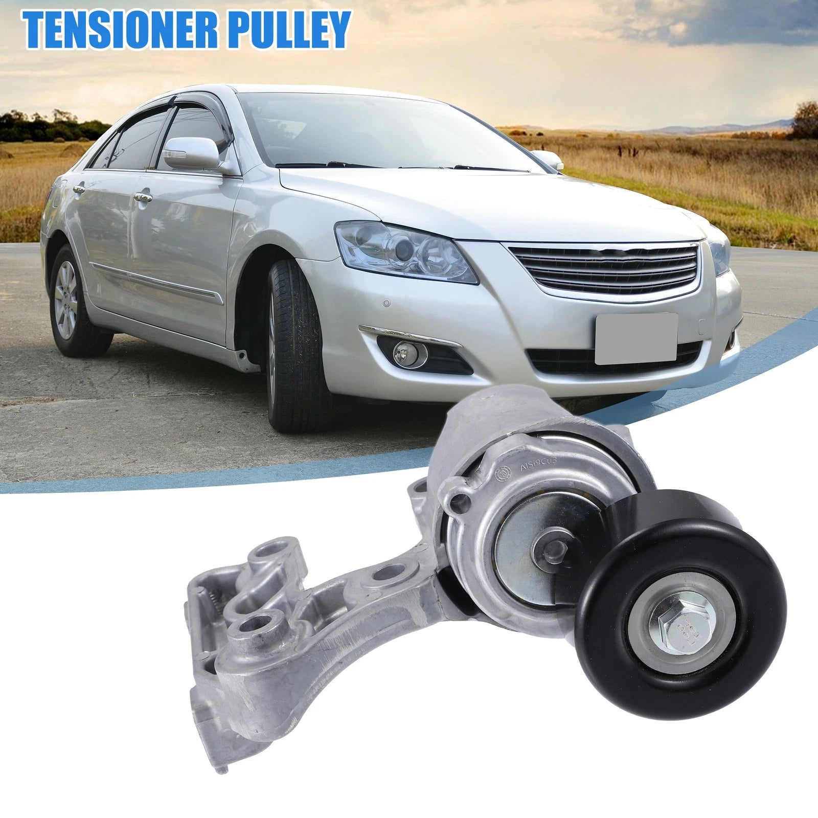 Engine Belt Tensioner Pulley Assembly for Toyota 4Runner (2003–2009) 16620-31040