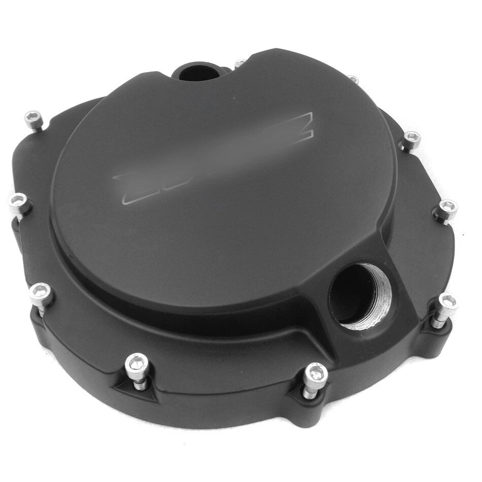 Clutch Cover for Kawasaki ZX14R ZZR1400 (2006–2014) Black Billet Aluminum