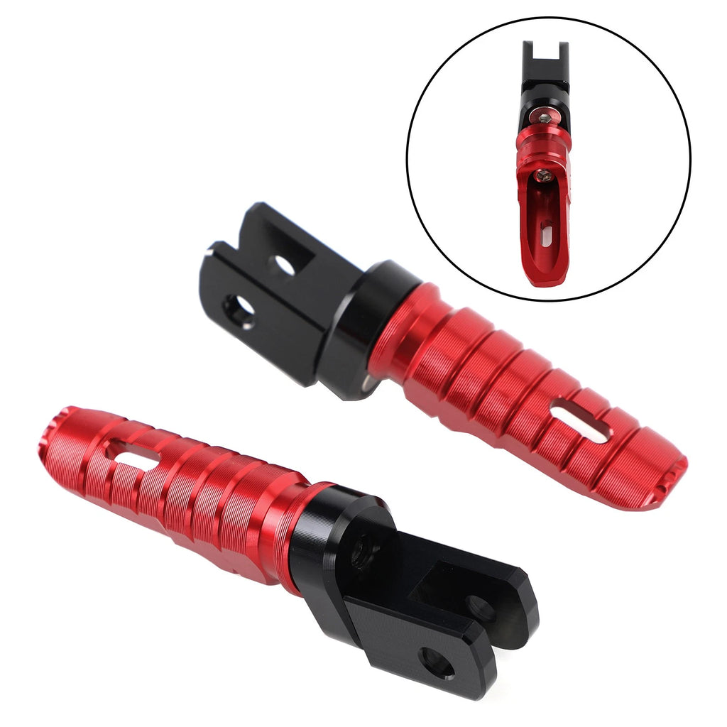 Front Footrests Foot Pegs for Triumph Street Triple 765/Daytona 675 (2017–2023)