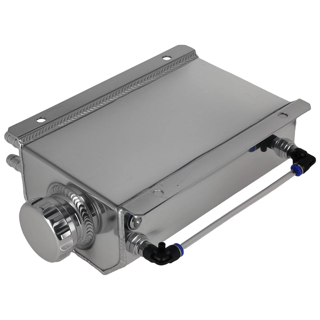 2L Aluminum Coolant Reservoir Tank for Universal Fit Vehicles