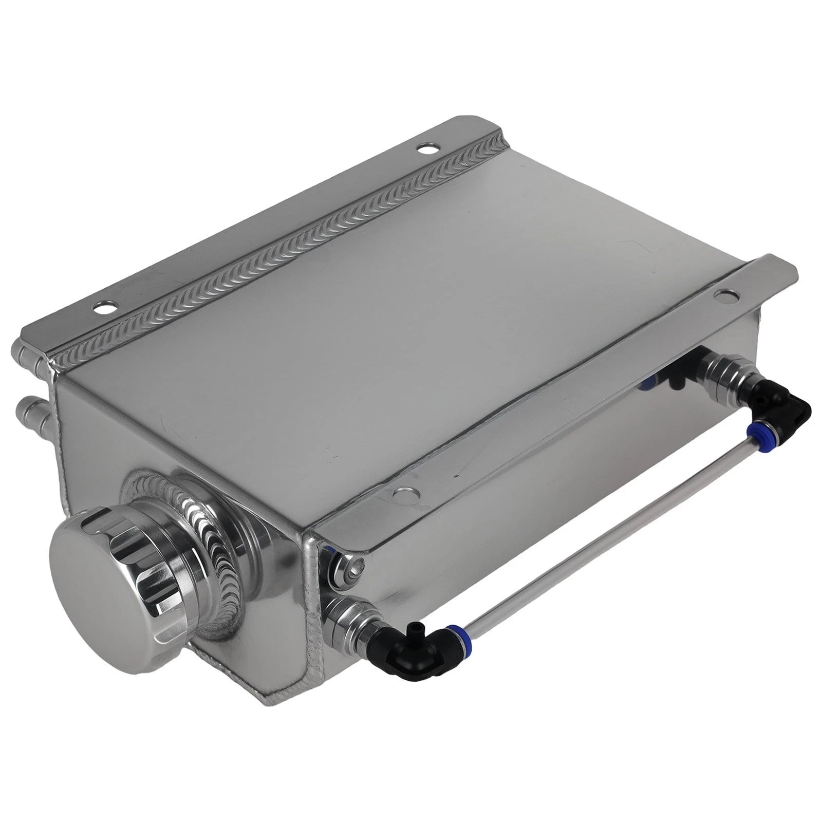 2L Aluminum Coolant Reservoir Tank for Universal Fit Vehicles