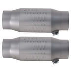 Pair 3 Inch Universal Catalytic Converter for (W/O2 Sensor Port)