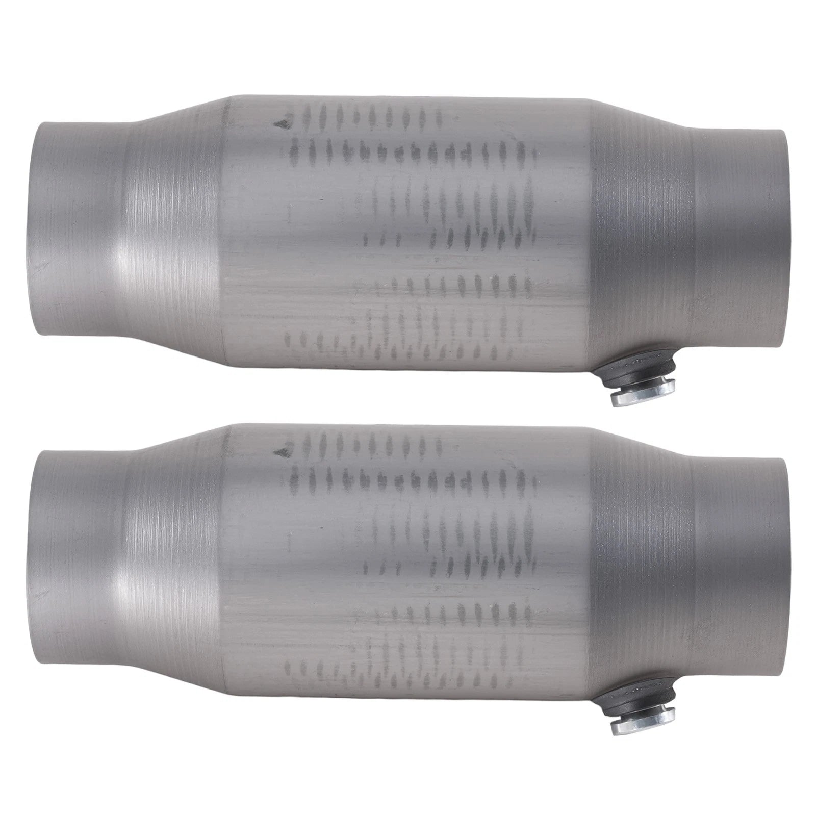 Pair 3 Inch Universal Catalytic Converter for (W/O2 Sensor Port)