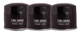 Set of 3 Engine Oil Filters for Acura Honda Hyundai Kia Subaru Toyota