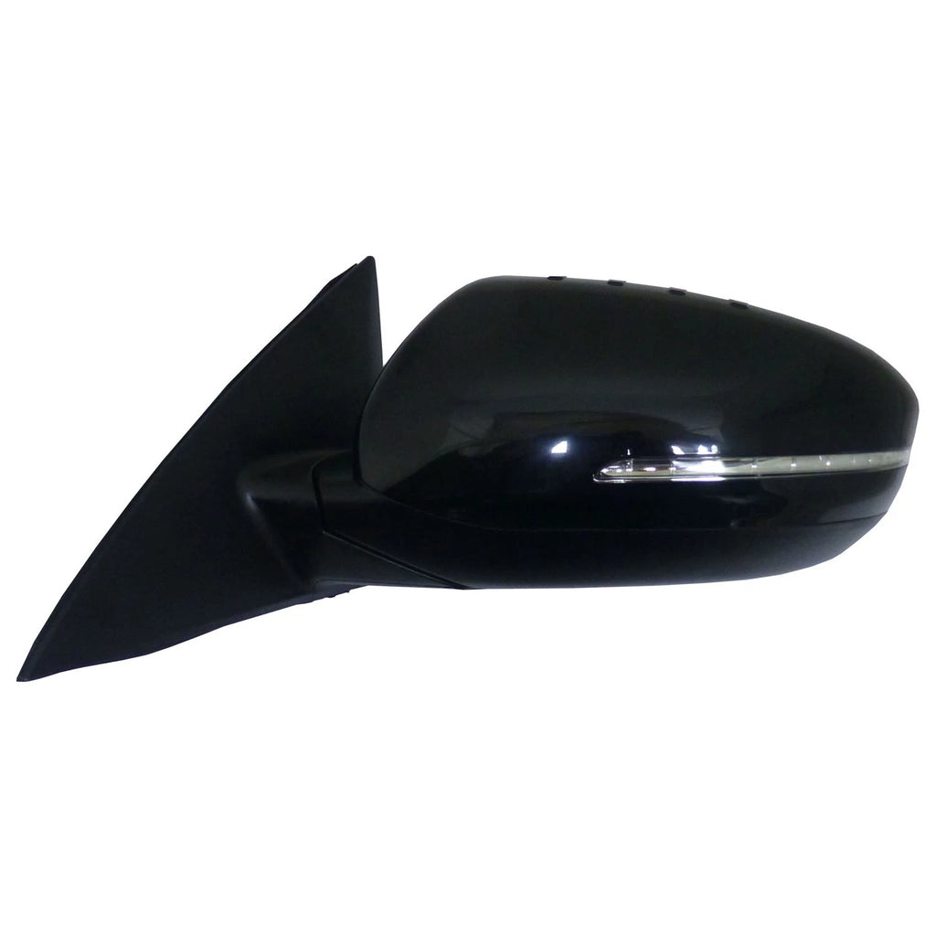 Replacement Ready to Paint Driver Power Door Mirror w/Heated Glass w/Turn Signal