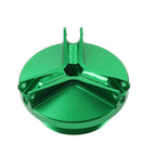 Green Engine Oil Filler Cap Cover for Kawasaki Z750 ZX6R ZX636 ZX10R (2004-2023)