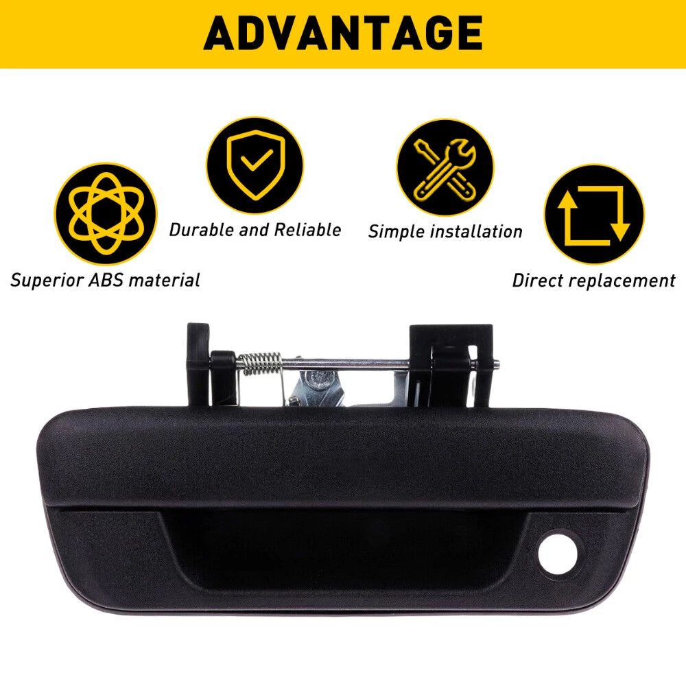 Tailgate Latch Handle for GMC Canyon Colorado (2004–2012) Black