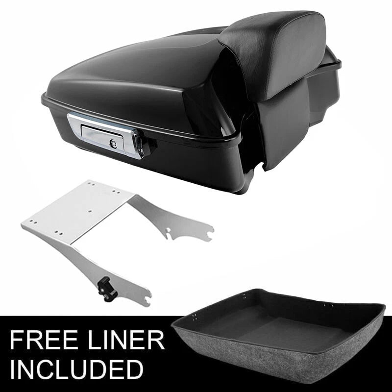 Chopped Trunk Mount Rack for Harley Touring Street Glide (1997–2008)