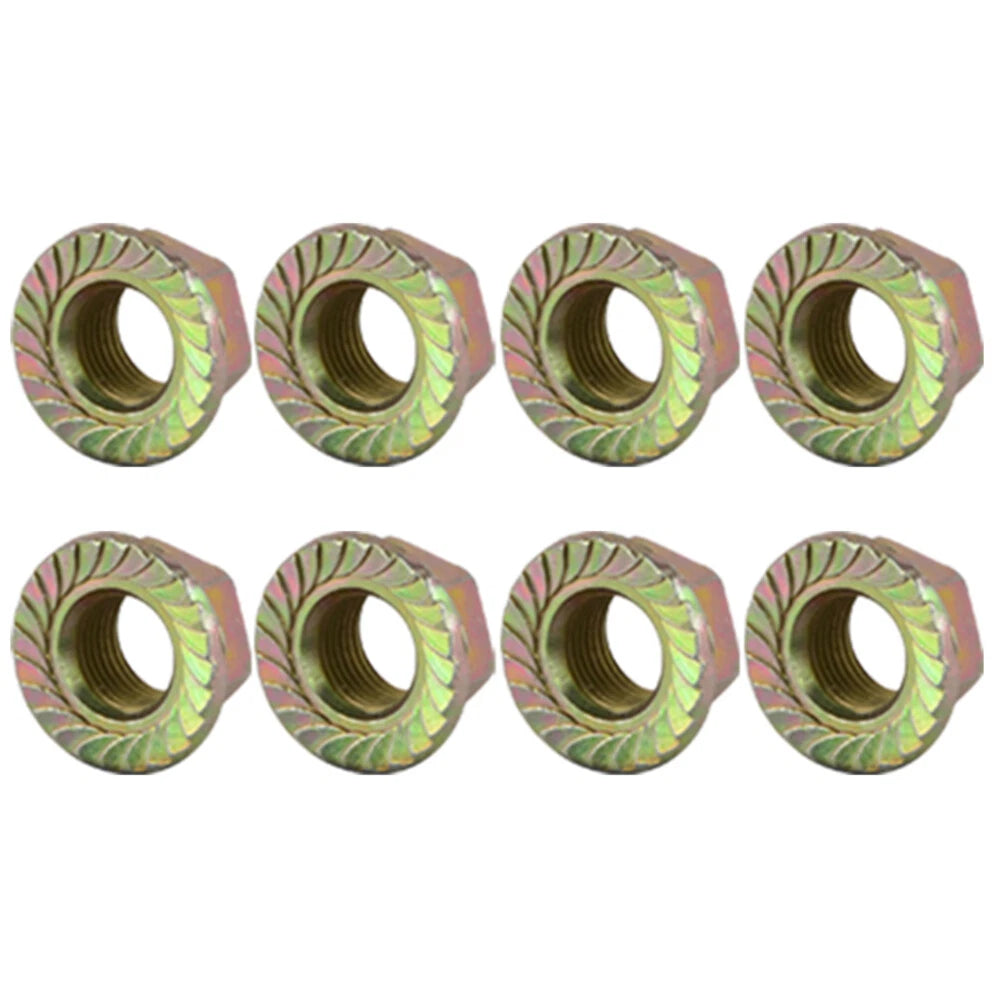 Set of 8 Flange Wheel Lug Nuts for Polaris Ranger 500 570 800 900