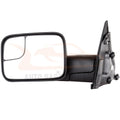 Power Heated Tow Mirrors for Dodge Ram 2002–2008 (Black Cover Pair)