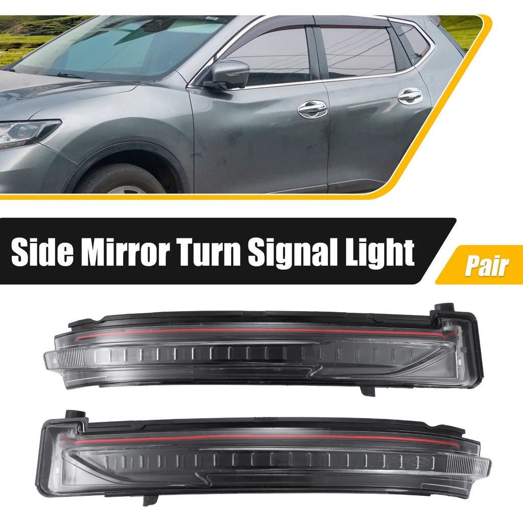 Pair LED Turn Signal Indicator Lights for Nissan Rogue (2014–2020)