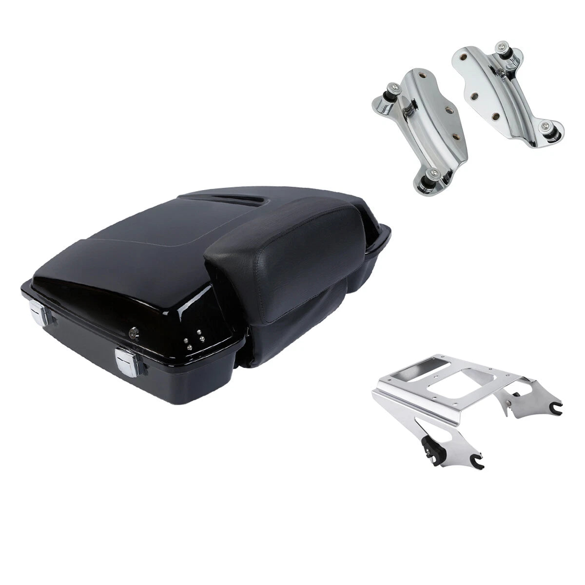 Razor Trunk Backrest Mount Rack Docking Kit for Harley Touring (2009–2013)