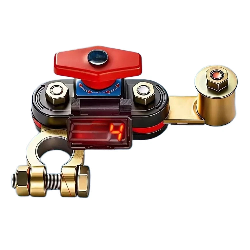Battery Cutoff Switch for Car and Truck Batteries (No Modification Required)