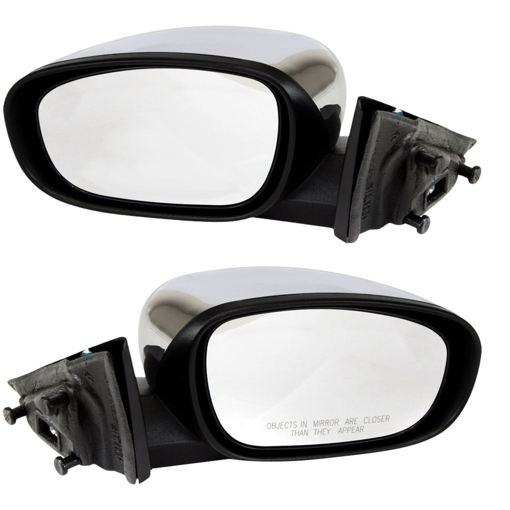 Set of 2 Chrome Heated Power Mirrors for Chrysler 300 (2005–2010)