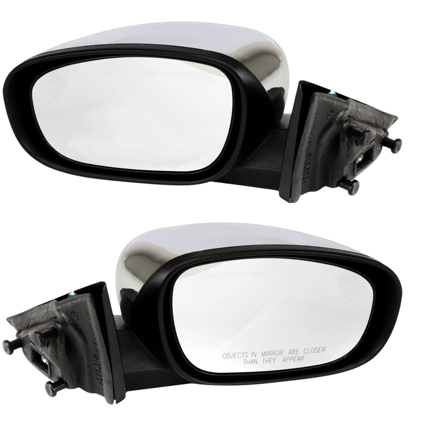Set of 2 Chrome Heated Power Mirrors for Chrysler 300 (2005–2010)