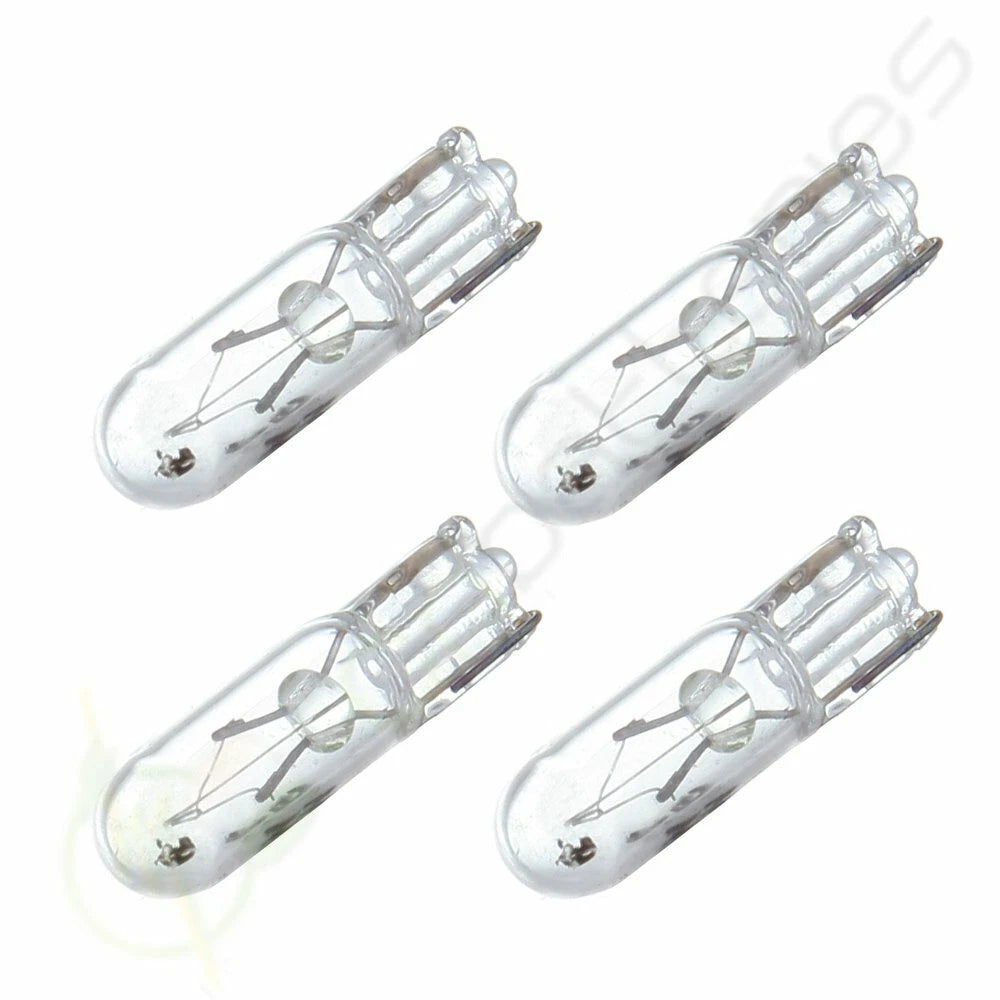 10x T5 74 Warm White Instrument Gauge Lights for Honda