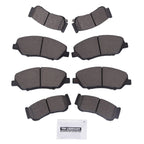 Set of 4 Ceramic Brake Pads for Hyundai Santa Fe (2007–2009)