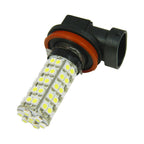 2x White H11 H8 H9 LED Fog Light Bulbs for Car (68SMD) (CANBUS)