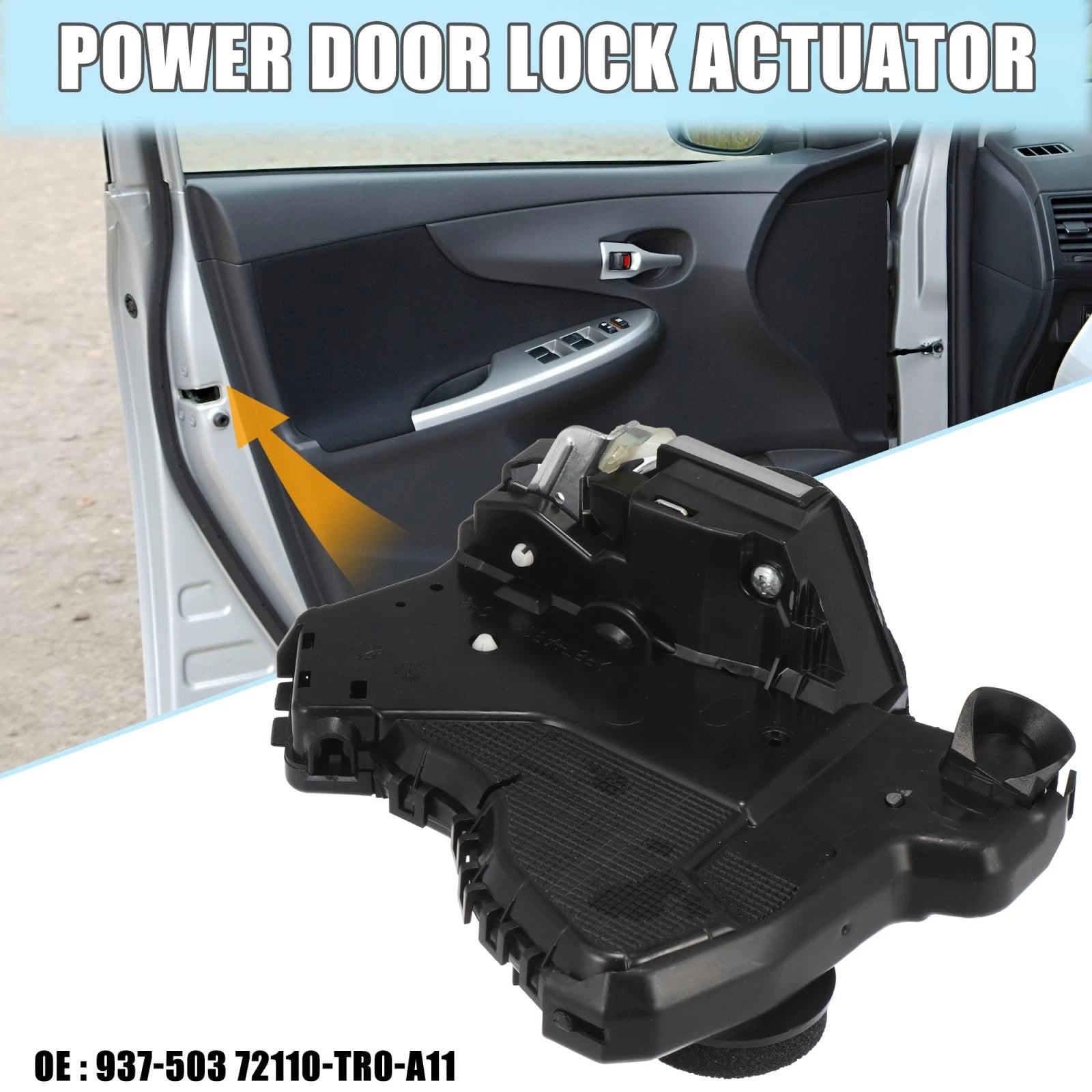 Power Door Lock Actuator for Honda Civic (2012–2015), MDX, RDX (2013–2019)