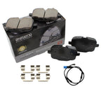 Set of 4 Akebono Euro Ultra Premium Rear Ceramic Brake Pads for BMW X5 X6 (2007–2019)