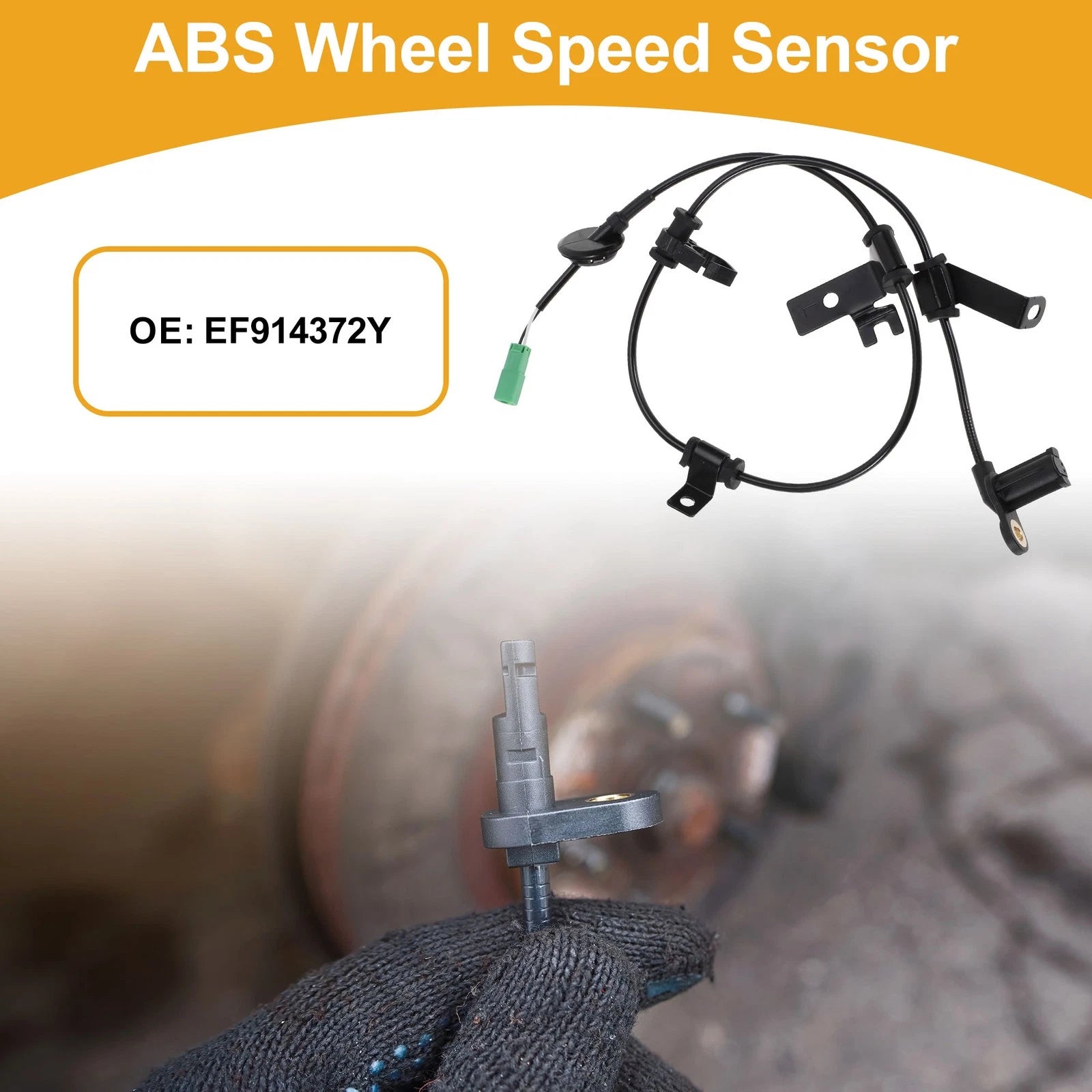 ABS Wheel Speed Sensor No.EF914372Y for Ford Escape (2005–2007) Rear Left