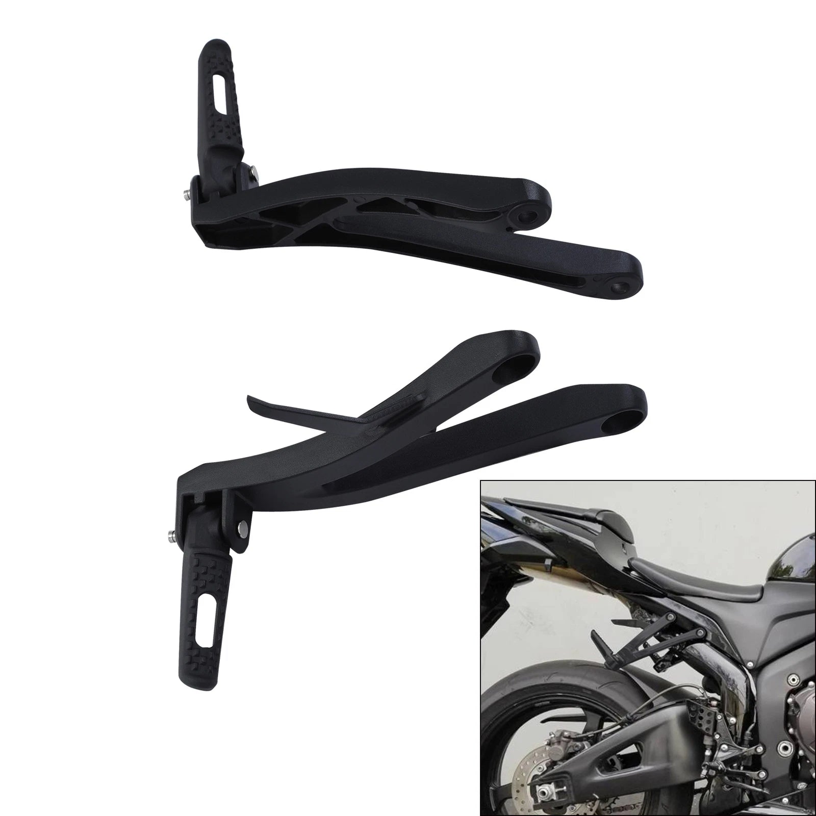 Rear Passenger Foot Pegs Bracket for Honda CBR600RR (2007–2025)