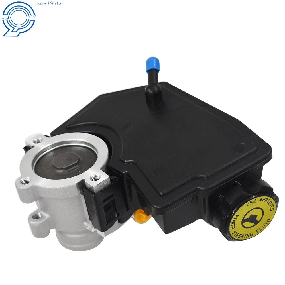 Power Steering Pump w/ Reservoir for Jeep Cherokee XJ (1996–2001) Wrangler TJ (1997–2006) L6 4.0L