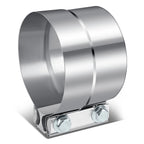 4" Lap Joint Exhaust Band Clamp for Universal Applications (T304 Stainless Steel)