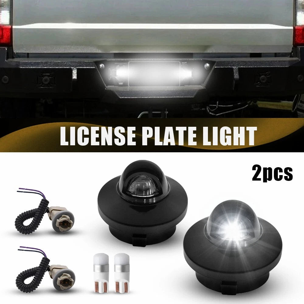 Rear Bumper License Plate Light Lens for Ford Truck SUV 