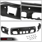 Front Bumper Face Bar for GMC Sierra 1500 (2014–2015) w/ Parking Sensor Holes