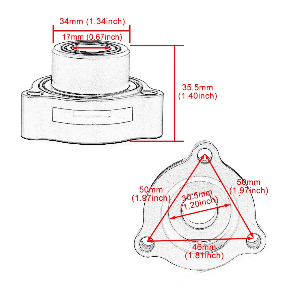 Turbo Blow Off Valve Adapter for Ford Ranger (2019–2023), Explorer ST (2020–2023)