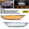 2X LED Side Marker Light for Infiniti G35 Sedan (2003–2006)