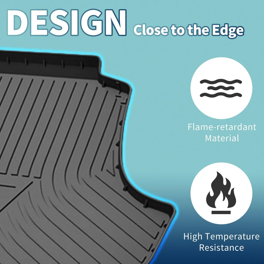 Flat Face Cargo Liner Rear Trunk Mat for Lexus ES (2018-2024) 1 x TPE