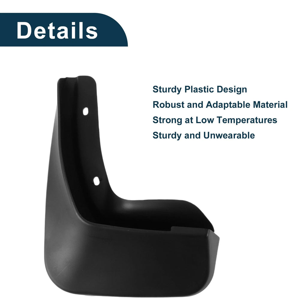 Set of 2 Mud Flaps Splash Guards for Volkswagen Jetta (2012–2013)