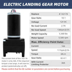 Electric RV 5000lb 5th Wheel Landing Gear Motor for (LC-142178, M-9000-PK)