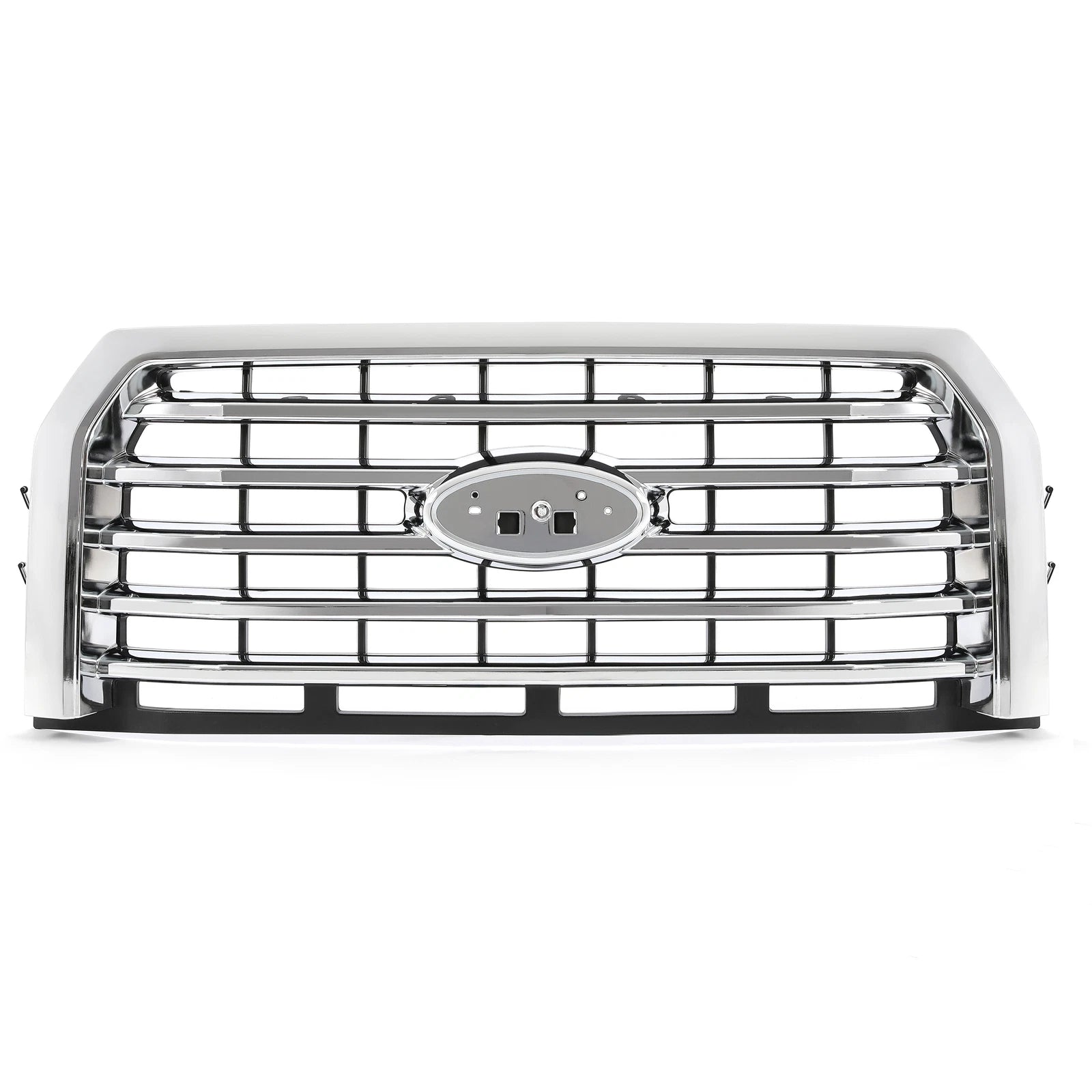 ABS Chrome Front Upper Bumper Grille for Ford F-150 (2015-2017)