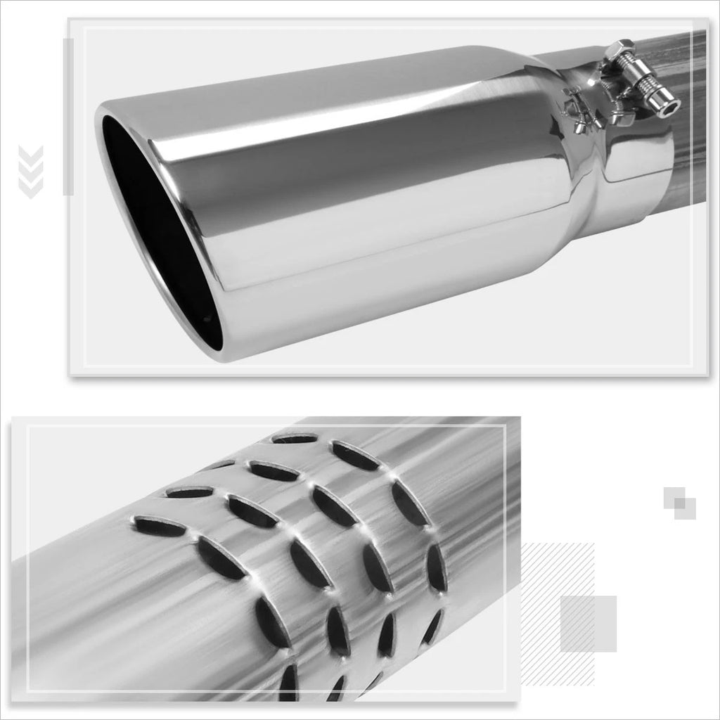 5" Muffler Tip Catback Exhaust System for Ford F250-F450 SD (2015–2016)