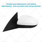 Left Door Mirror for Mazda 3 BL (2009–2013) White