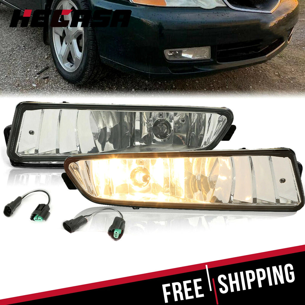 Set of 2 Bumper Fog Lights for Acura TL (2002-2003)