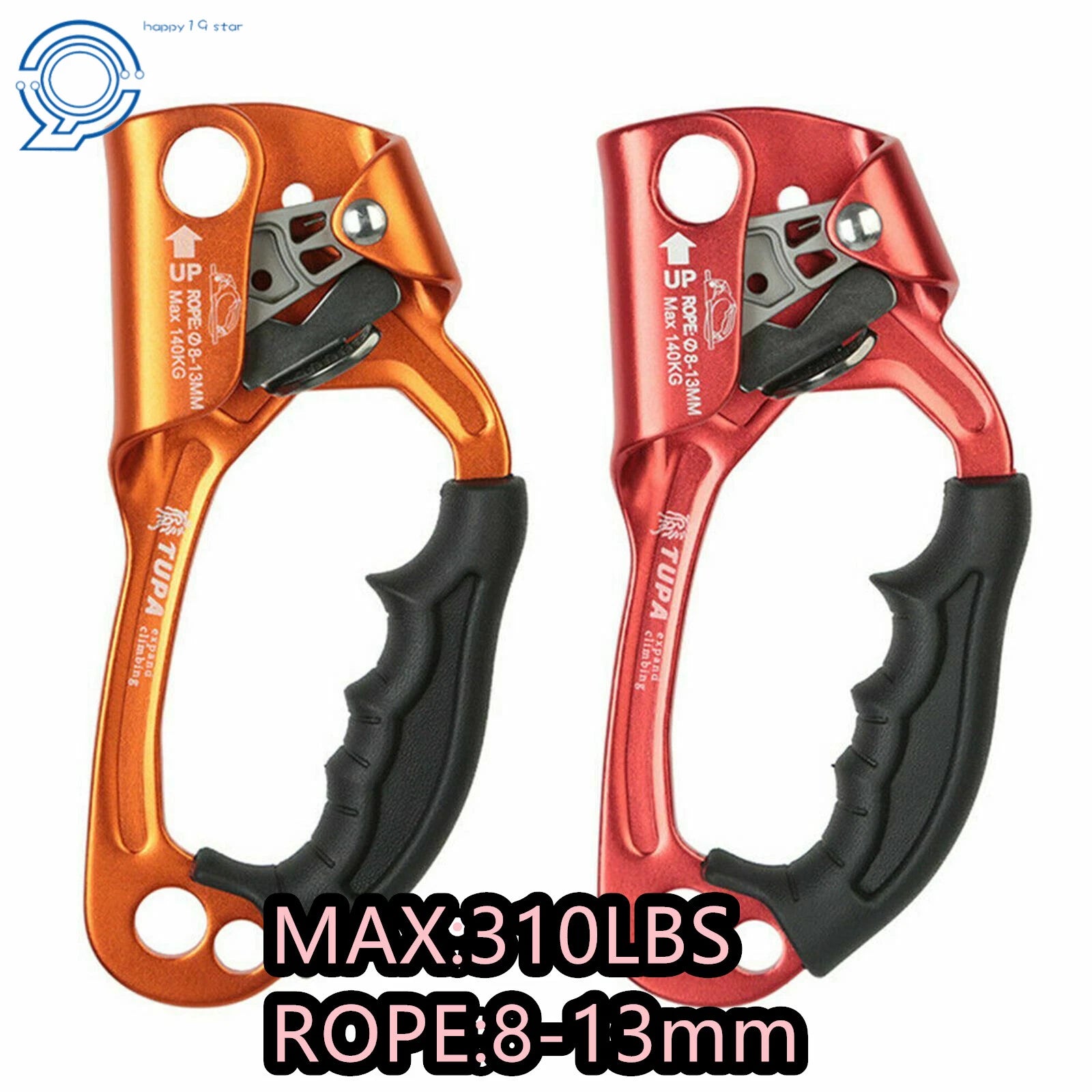 Ascender for Rock Climbing (8-13mm Rope)